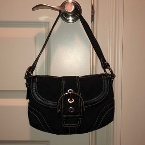Coach Signature C black purse